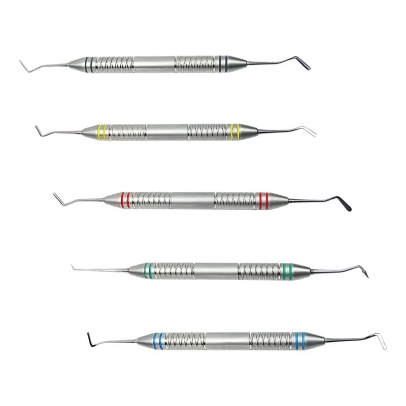 5Pcs Titanium Plated Composite Instruments