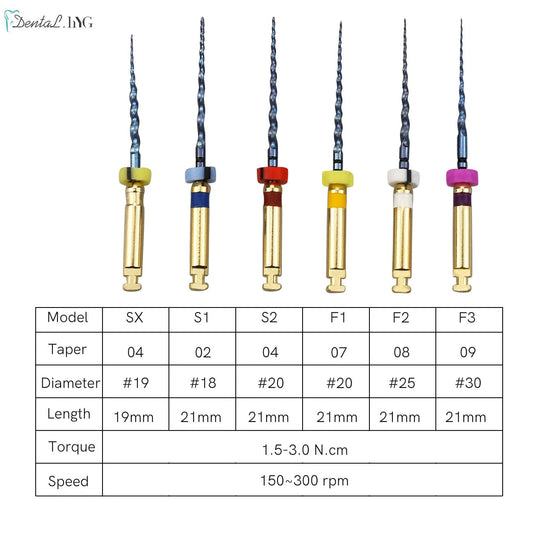 Super Gold Endo Rotary Files