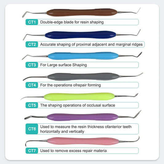 7Pc Composite Filling Instruments