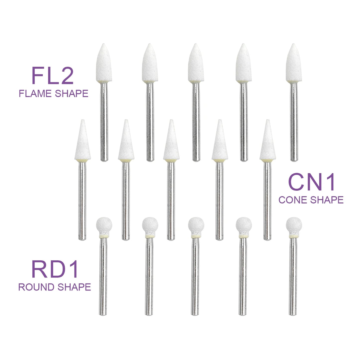 Dental White Stone Polisher