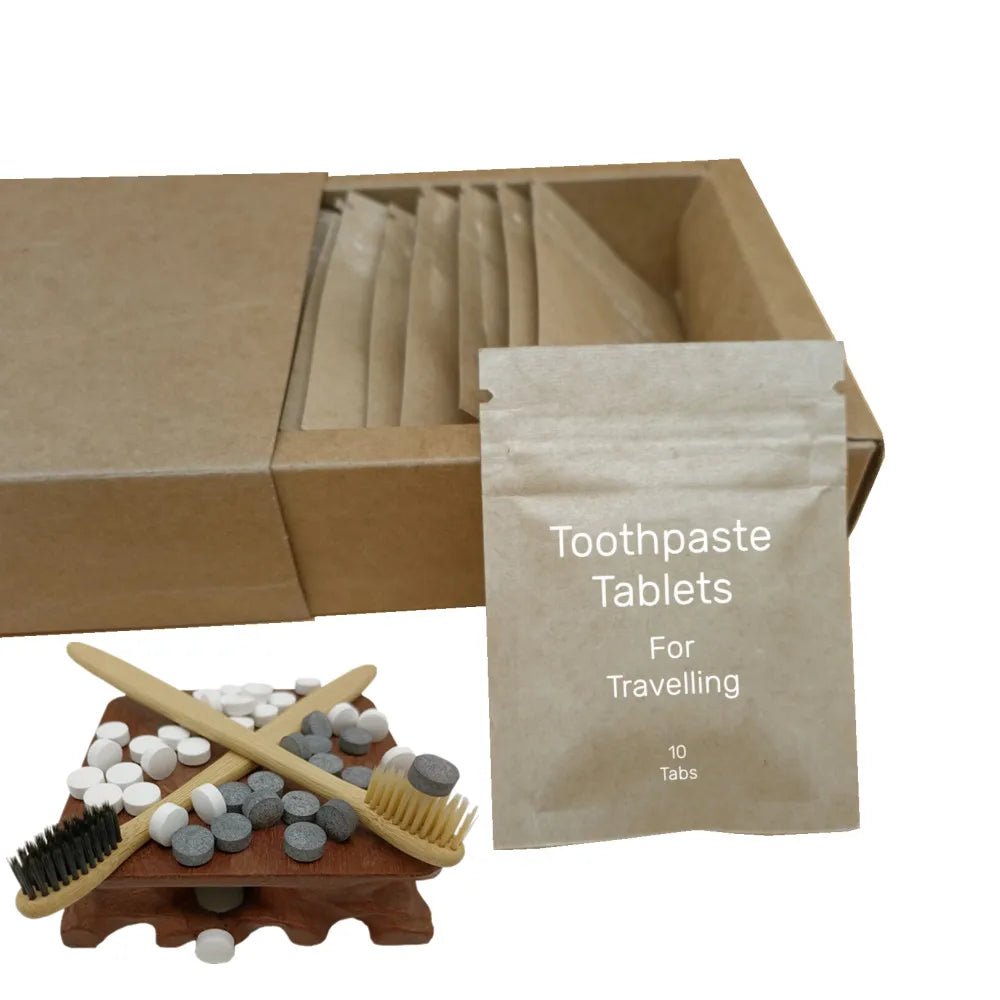 Toothpaste Tablets with Biodegradable Package