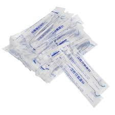 100 pcs Disposable Dental Explorers, Oral Mirrors, Cotton Forceps, Stainless Steel 