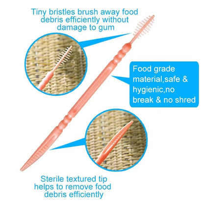 Sterile Mint Inter proximal Plastic Brush picks