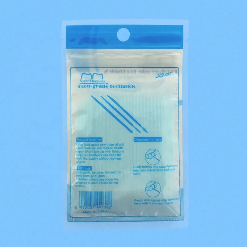 Sterile Mint Inter proximal Plastic Brush picks