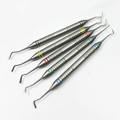 5Pcs Titanium Plated Composite Instruments