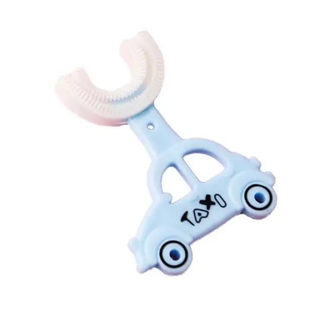 Portable Children U - shaped Manual Toothbrush - Car handle