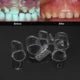 64Pcs Dental Transparent Pre - crown Dental Crown Deciduous Teeth of Adult or Child