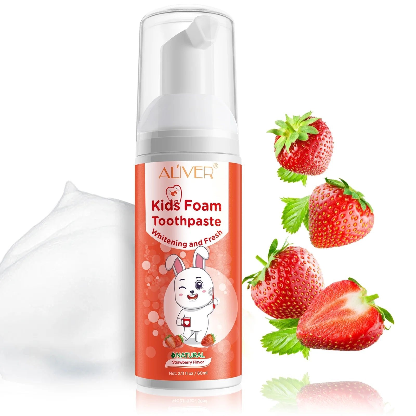 Safe Natural Child Toothpaste Foam