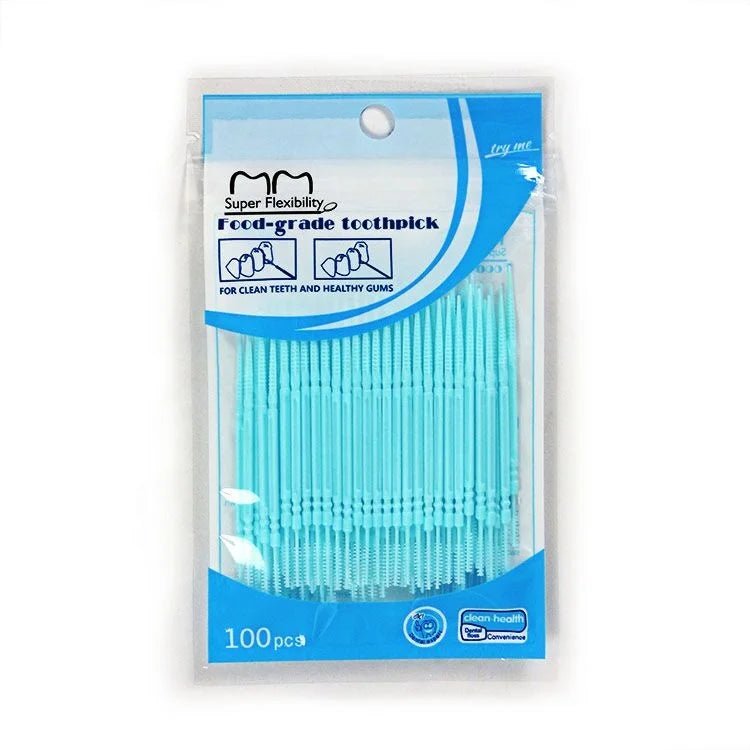 Sterile Mint Inter proximal Plastic Brush picks