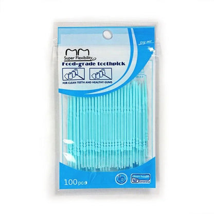 Sterile Mint Inter proximal Plastic Brush picks