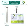 WAVE Dental Tungsten Carbide Burs Low Speed Dentistry Dental Drills Round Head RA1 - 10 Dia. 2.35 mm 5 Pcs/pcak