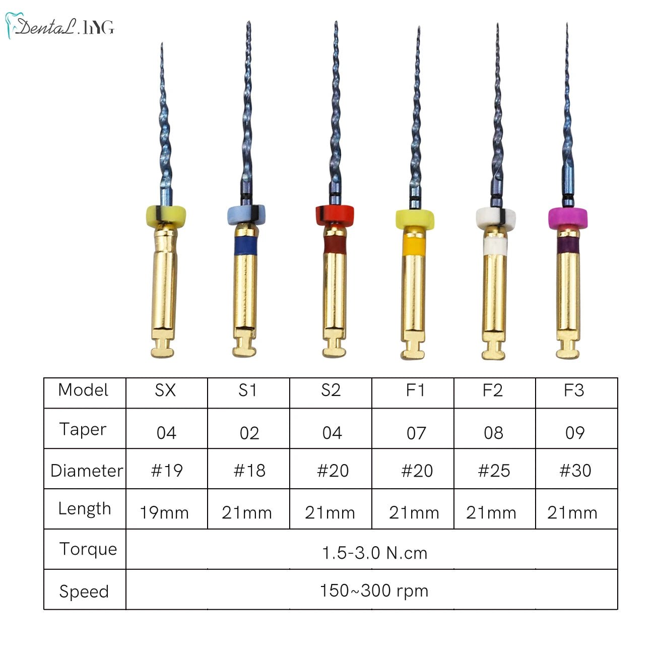 Super Gold Endo Rotary Files