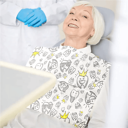 30pcs Disposable Dental Bibs