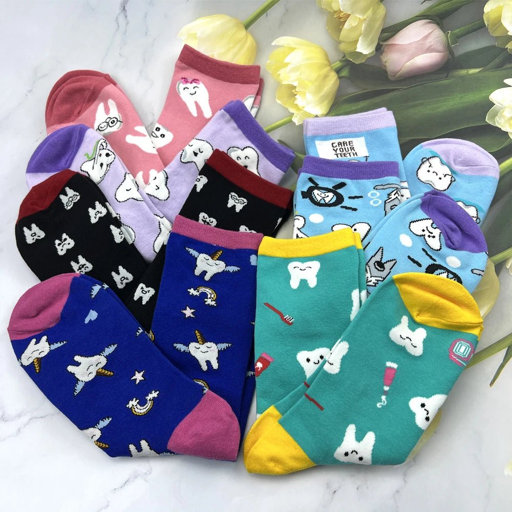 Funny Dental Teeth Socks