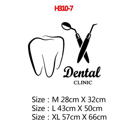 Dental Decor Vinyl Wall Stickers