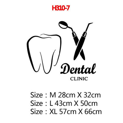 Dental Decor Vinyl Wall Stickers