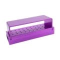 DRAGON DENT Metal Needle Box Sterilization Holder Autoclavable Aluminium 30 Holes Dentistry Materials Dental Storage Box