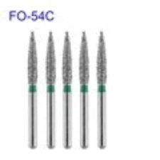 5pcs/pack FO Series Flame Ogival End Dental Diamond Burs Dental Drills For High Speed Handpiece FG Dia 1.6MM Dentistry Supply