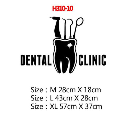 Dental Decor Vinyl Wall Stickers