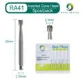 WAVE Dental Tungsten Carbide Burs Low Speed Dentistry Dental Drills Round Head RA1 - 10 Dia. 2.35 mm 5 Pcs/pcak