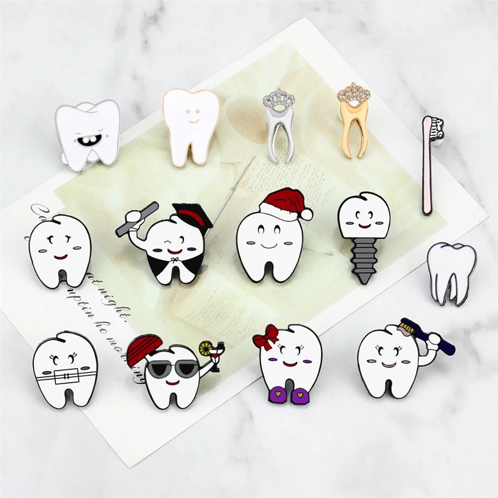 Cute Dental Lapel Brooch