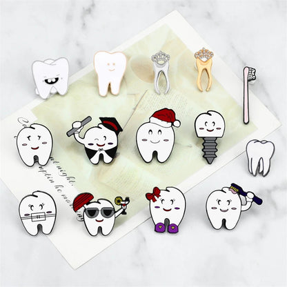 Cute Dental Lapel Brooch