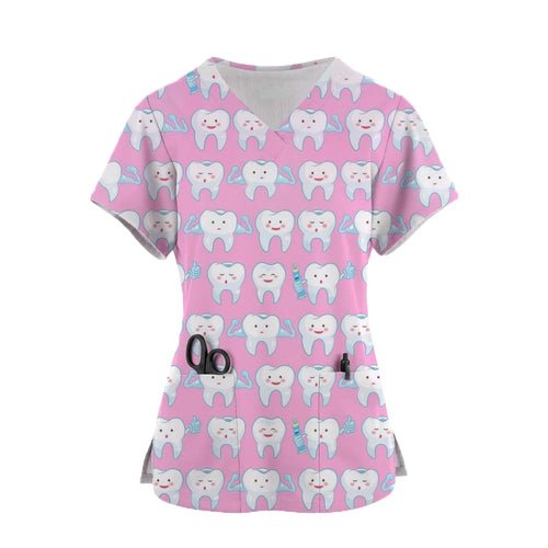 Women Dental and Medical Scrub Tops