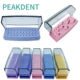 30 Holes Dental Bur Holder Plastic Dentistry Polisher Drills Placement Box Sterilizer Case Disinfection Box Autoclave