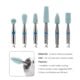 1 Pcs Dental Lab Polisher Ceramic Diamond Grinding Head Stone Coarse Grinder RA 2.35 Quick Polishing Dentistry Tool Durable