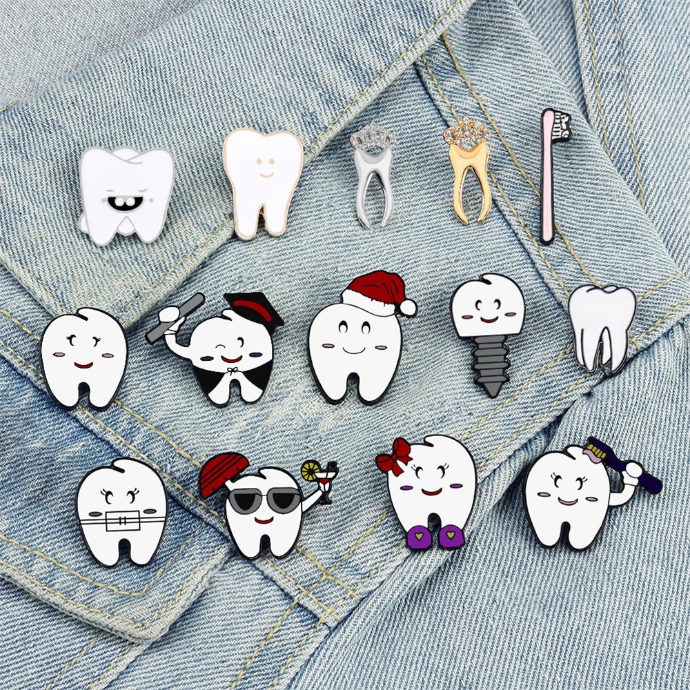 Cute Dental Lapel Brooch