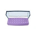 30 Holes Dental Bur Holder Plastic Dentistry Polisher Drills Placement Box Sterilizer Case Disinfection Box Autoclave