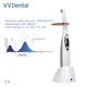 VVDental Dental Curing Lamp Dental Photopolymerize Cordless LED 3S Resin Cure Light Orthodontics Dentistry Polymerize 2200mW/c㎡