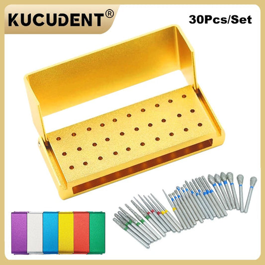 30 Pc Dental Burs Blocks