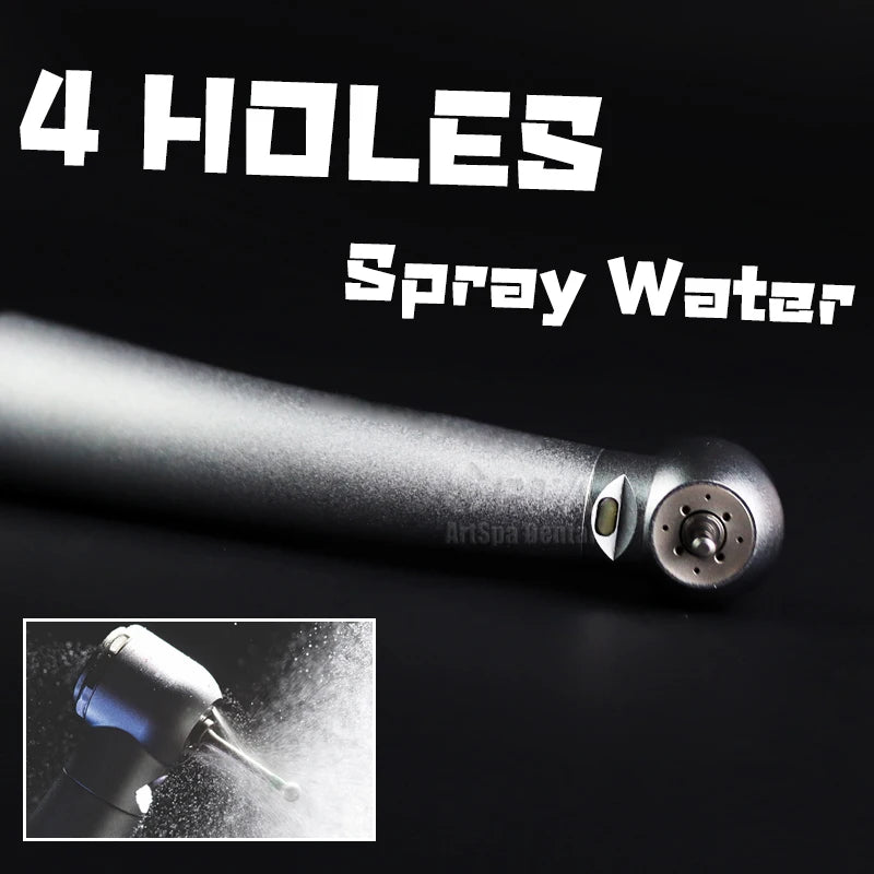 6 Hole Fiber Optic LED High Speed Air Turbine Handpiec