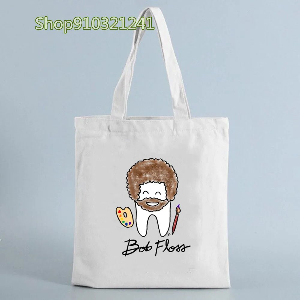 Tooth Cartoon Printed Handbag