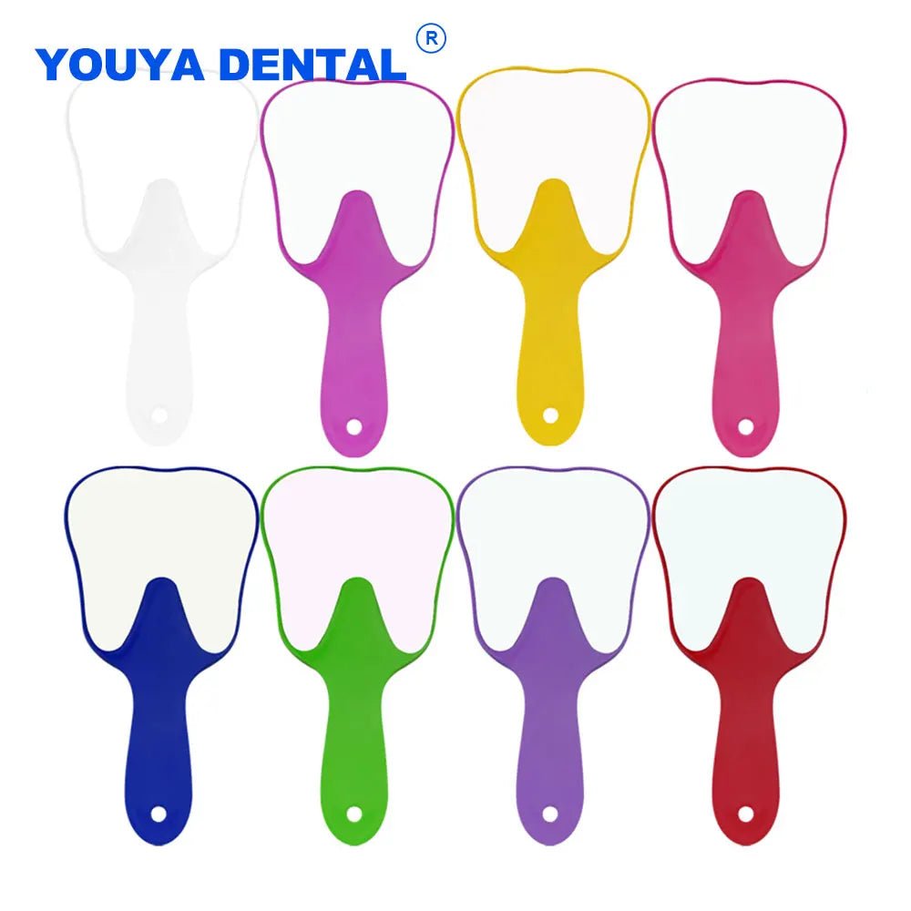 Tooth Shaped Handheld Mirrors