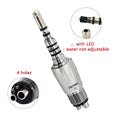 2/4/6Hole Dental Quick Coupler/ LED Coupler /Coupling Adaptor For KAVO Fiber Optic High Speed Handpiece