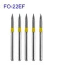 5pcs/pack FO Series Flame Ogival End Dental Diamond Burs Dental Drills For High Speed Handpiece FG Dia 1.6MM Dentistry Supply