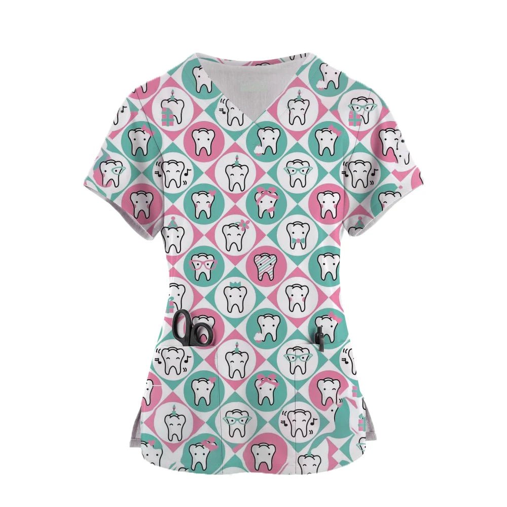 Women Dental and Medical Scrub Tops