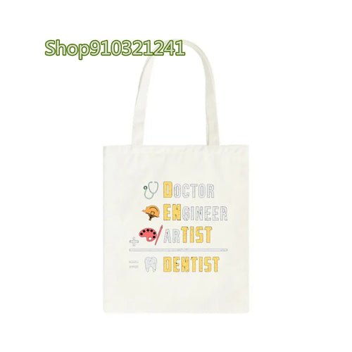 Tooth Cartoon Printed Handbag