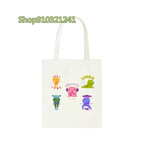 Tooth Cartoon Printed Handbag