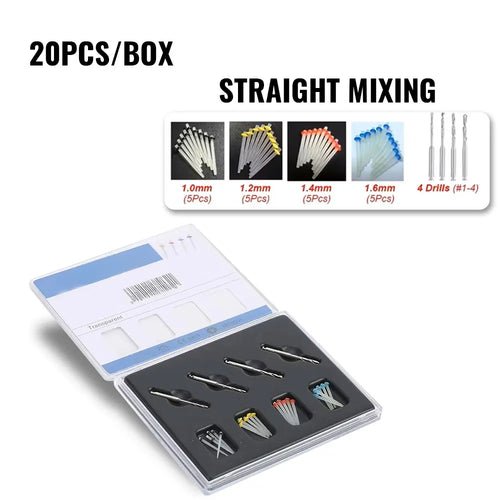 20pc Dental Fibre Post