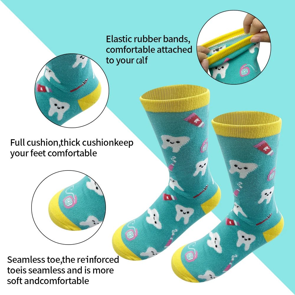 Funny Dental Teeth Socks