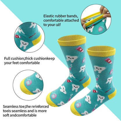 Funny Dental Teeth Socks