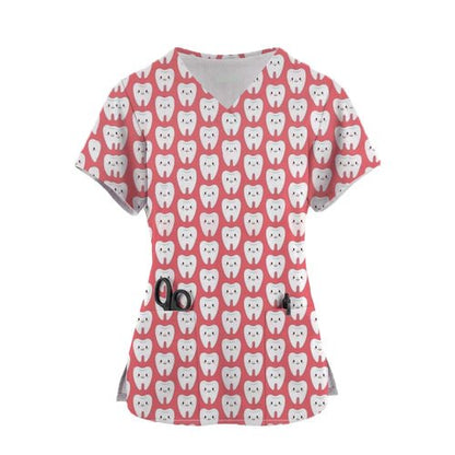 Women Dental and Medical Scrub Tops