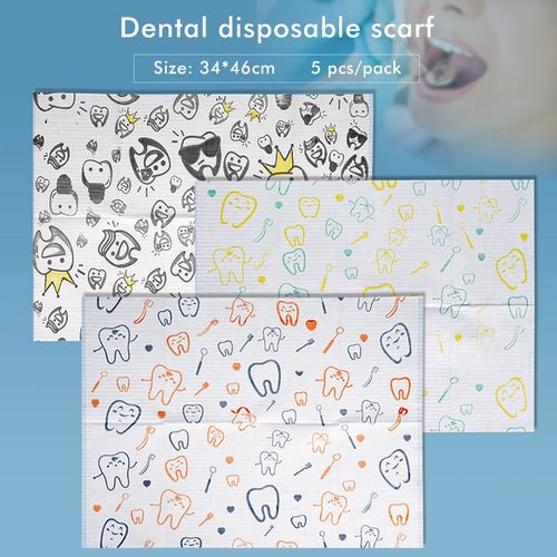 30pcs Disposable Dental Bibs