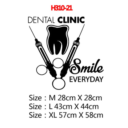 Dental Decor Vinyl Wall Stickers