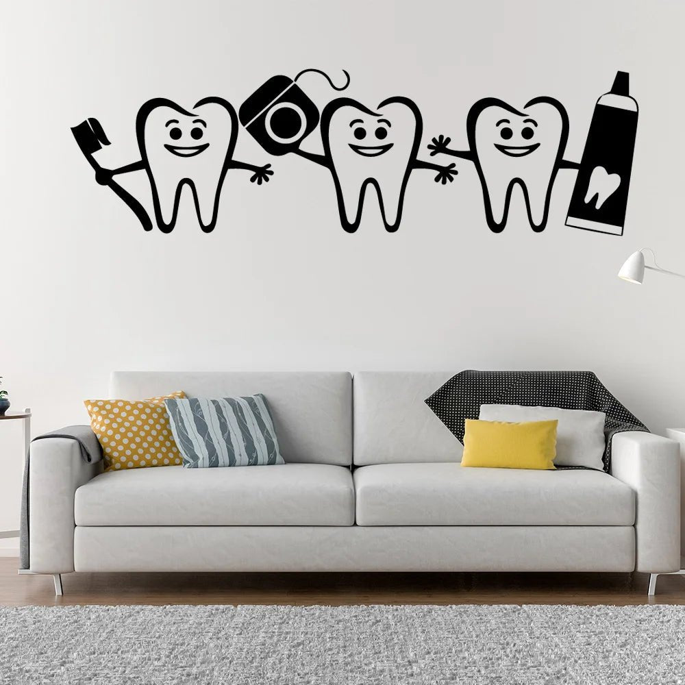 Dental Decor Vinyl Wall Stickers