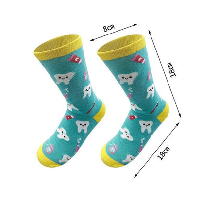 Funny Dental Teeth Socks