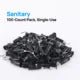 100 Pcs Dental Irrigator Bent Needle Tips Pre Bent Dispensing Tip Flow Dispensing Needle Tip Disposable Material Delivery